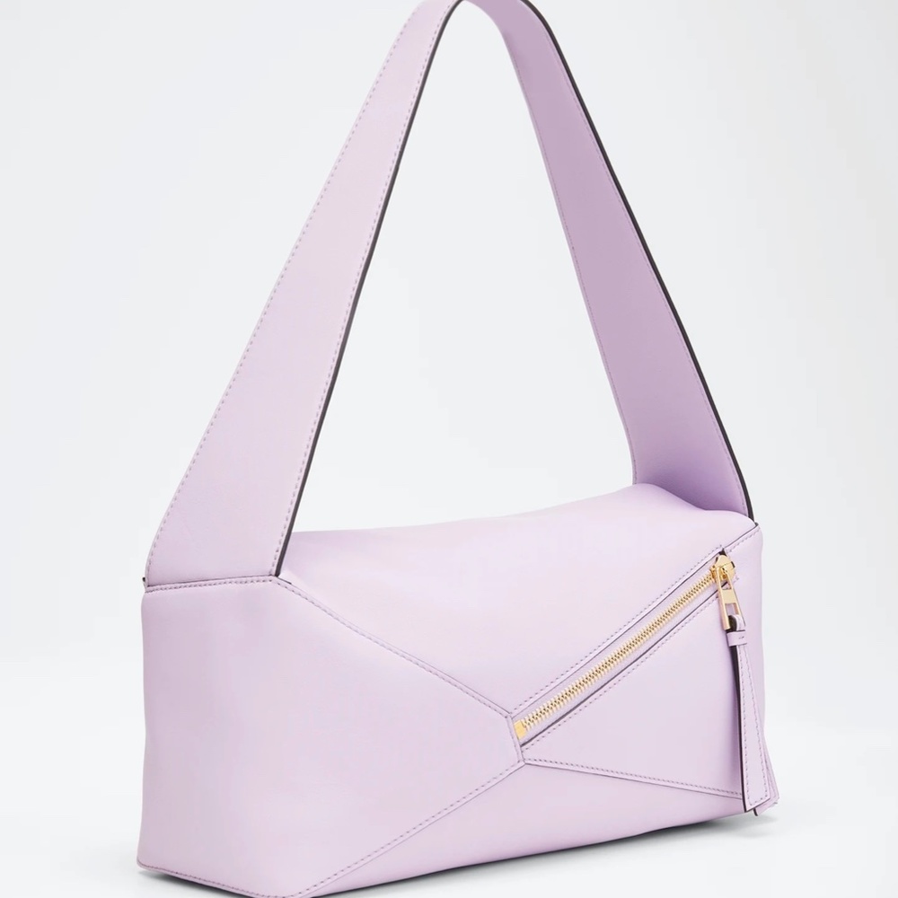 LOEWE Puzzle Calfskin Hobo Bag in Bloom Orchid - Picture 3 of 5